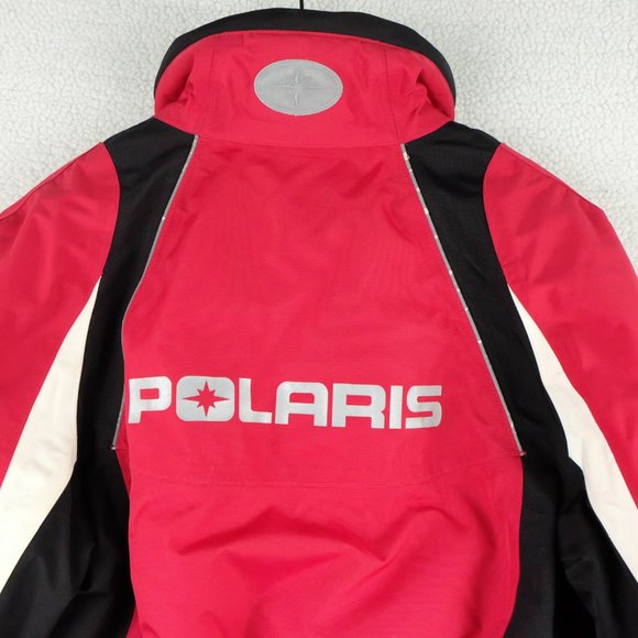 Polaris Winter Jacket Womens Small Red Black Snowmobile Outdoor Hiking - Picture 6 of 12